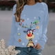 thumbnail image 1 of Pntutb - Sudadera con estampado navideño de manga larga para mujer, informal, a la moda, blusa Pntutb Pntutb-3533, 1 of 6
