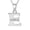 E, variant on Jewelry VerPetridure Women Gift 26 English Letter Name Chain Pendant Necklaces Jewelry