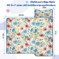 thumbnail image 5 of Pioneer Flower Floral Print Pattern Toddler Nap Mats for Kids Preschool,Sleeping Mat Bag or Kids,Toddler Sleeping Bag,Toddler Nap Mat or Daycare, 5 of 6