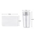 thumbnail image 3 of Nail Print Stamper Nails Scraper Gel Polish Stamp Makeup Tool Non-deformed Reusable Single Head, 3 of 5