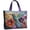 33# D, variant on Large Canvas Quilted Tote Bag for Women, Unique Nature Print Shoulder Handbag for School Work Shopping Travel B One Size