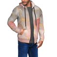 thumbnail image 2 of Honeii Abstract Marble Texture Print Hoodies for Men, Pullover & Full Zip, Breathable Zip up Hoodie, Sweatshirt-XX-Large, 2 of 5