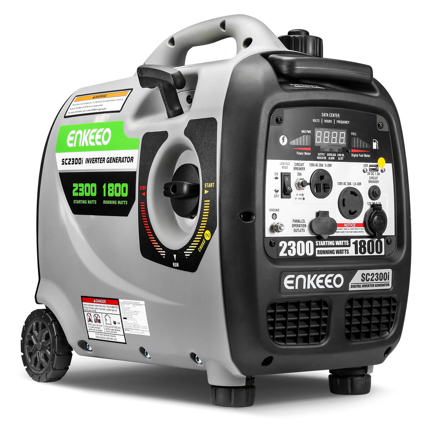 ENKEEO 2300W Generator Portable Inverter, Fuel Power