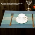 thumbnail image 3 of Wosthever 6X posavasos para comedor, posavasos para escritorio, tapete para cuenco, elegante, Simple, de amplio, decoración decorativa, Gadget Mostrada Azul, 3 of 6