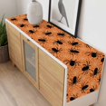 thumbnail image 4 of Halloween Table Runner - 36 Inch Long, Kitchen Dining Table Runner Dresser Scarves, Fall Black Spiderwebs Halloween Orange Webs Farmhouse Decor for Coffee Tables Wedding Party Banquet, 4 of 8