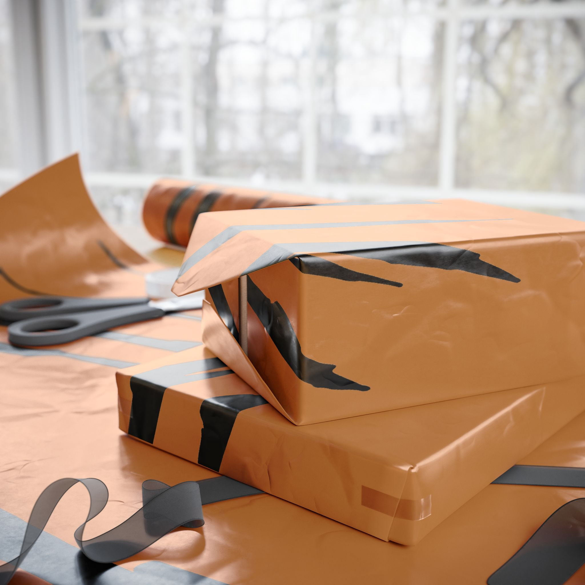 Effete Feline Claw Marks Scratch Gift Wrap Papers