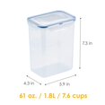 thumbnail image 2 of Recipiente de almacenamiento de alimentos LockNlock Easy Essentials, 1.8 L x 4, transparente, 2 of 8