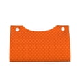 thumbnail image 2 of Picia Orange Scales Pattern Long Tissue Box Cover,PVC Leather Triangle Holder,Tissue Box Holder with Magnetic Bottom,Facial Paper Organizer Dispenser-7.9"X4.9"X4.5", 2 of 9