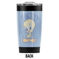 thumbnail image 2 of Looney Tunes Tweety Fade Stainless Steel Tumbler 20 oz Coffee Travel Mug/Cup, Vacuum Insulated & Double Wall with Leakproof Sliding Lid | Great for Hot Drinks and Cold Beverages, 2 of 7