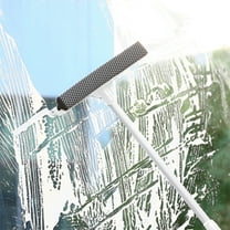 Vxdvou Broom Scraper Mop, Silicone Bathroom Wiper & Household Floor Sweeping Brush, Multi-Purpose Scraper for Shower, Tiles, and Windows, White