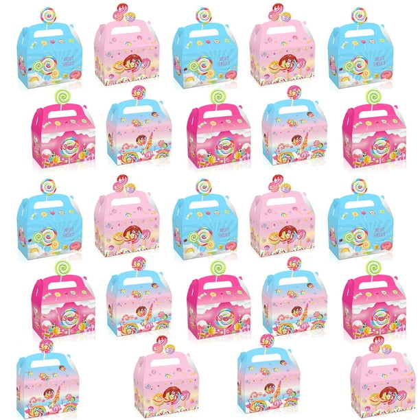 24 Pack Candyland Favor Gift Boxes Sweet Candy L