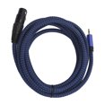 thumbnail image 1 of Cable De Micrófono, Rendimiento Aislante XLR A Cable De 1/8 Pulgadas 24AWG Baja Pérdida Para Estudio Para Actuación En Vivo Para Amantes De La Música, 1 of 8