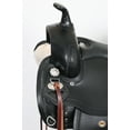 thumbnail image 6 of 18 In Hilason Western Horse Wide Gullet Trail BlackAmerican Leather Saddle, 6 of 8