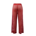 thumbnail image 3 of Ropa Playa Ocean Pacific para Mujer Pantalón Crochet Pretina Cómoda Rojo Talla M, 3 of 4