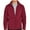 Burgundy, variant on Mens Full-Zip Polar Fleece Jacket