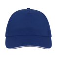 thumbnail image 5 of Atlantis - Gorra de 5 paneles diseño sandwich modelo Start 5 (Paquete de 2) (Azul Real), 5 of 5