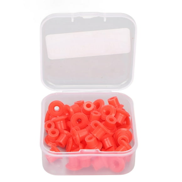 50pcs Tattoo Needle Grommets Shock Absorption Professional Soft Silicone Tattoo Machine Nipples
