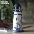 thumbnail image 2 of porta velas porta velas candelabro decoracion mediterranea 18cm Vela Blanca, 2 of 9