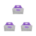 thumbnail image 4 of Transemion Convenient Shelf Bins Storage Solution For Home Or Office Collapsible For Easy gray+purple 30x24x15cm 3Set, 4 of 6