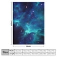 thumbnail image 4 of Nawypu Space Galaxy Blanket, Soft Warm Fuzzy Plush Blanket Smooth Cozy Flannel Throw Blanket for Bed/Couch/Office/Camping, 4 of 6