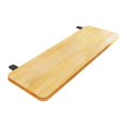 thumbnail image 3 of Luzkey Desk Board Keyboard Tray Easy to Install Multifunctional Home Office Clamp on Sturdy Support Wrist Support Arm Rest Expansion Wood Color, 3 of 8
