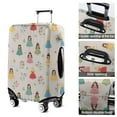 thumbnail image 5 of Beige Princess Flower Pattern Luggage Cover Fashion Suitcase Cover Baggage Covers Fit 25-28 Inch Luggage (Go Travel), 5 of 5