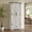 White, variant on IFMUST IFMUST 72" Farmhouse Pantry Cabinet with Barn Doors for Kitchen - White