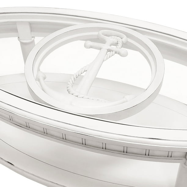 Sea Winds Monaco Oval Coffee Table - Walmart.com - Walmart.com