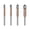 6 handles, variant on Pack of 4 Double Bushing Trim Shaping Slicers Set Tall Carbon Metal Woodworking Milling Divisions for Face Polishing and Furniture Crafting