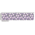 thumbnail image 3 of Floral Fabric by the Yard Upholstery, Crocus Bouquets Blooming Botanical Garden Petals Fragrance Season Pattern, Decorative Fabric for DIY and Home Accents, Violet Green Cream by Ambesonne, 3 of 5