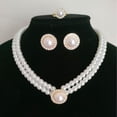 thumbnail image 1 of Collar de perlas elegante Retro estilo Hepburn elegante estilo francés cadena corta de clavícula accesorios simples de verano para mujer, 1 of 6