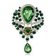 thumbnail image 1 of broche De Boutons Cristal Vert, Boutons De Broche De Chemise, Broche De Scurit, Empcher Exposition Accidentelle Boutons Broche Broches, Pour Vteme, 1 of 3