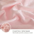 thumbnail image 6 of XeGe Set of 2 Fluffy Faux Rabbit Fur Pillowcases, Cozy Luxury Striped Plush Fuzzy Zippered Pillow Cases, Decorative Shaggy Furry Tie Dye Long Pillow Shams for Bedroom Living Room 20x36, King, Rainbow, 6 of 7
