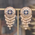 thumbnail image 4 of Pendientes con borlas de campana estilo corte vintage, 4 of 4