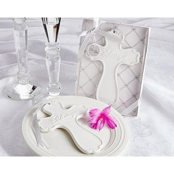 Blessings Elegant Porcelain Cross