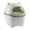Green, variant on USUERY Mini Desktop Trash Can With Lid Cute Paper Storage Bucket For Household Living Room Home