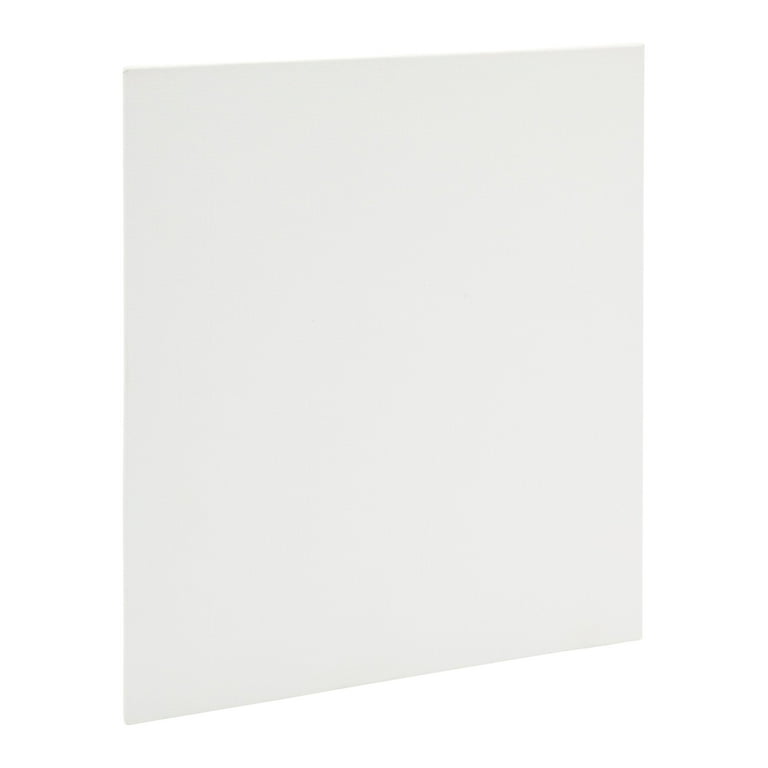 14-Pack Art Canvas, 10x10-Inch Stretched White Canvas Panel, 3mm Thick  Paperboard Primed with Acid-Free Acrylic Titanium Gesso, Suitable for  Acrylic and Oil Paints and Other Wet or Dry Media 