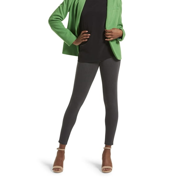 No nonsense Women's Classic Indigo Denim Legging, Grey Denim, 3X