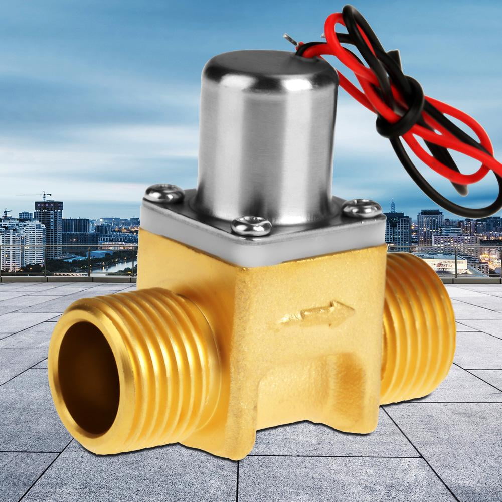 Fyydes Electric Solenoid Valve, Solenoid Valve,DC3.6V 1/2 Water Flow