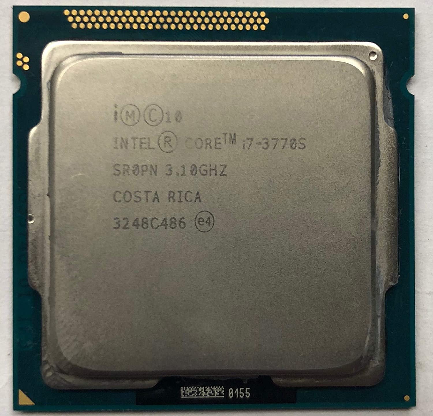 送料無料 Intel Core i7 3770S SR0PN 3.10GHz 動作確認済み CPU Intel Core i7 3770S 3.1GHz 4コア8スレッド IvyBridge LGA1155 PC