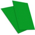 thumbnail image 1 of ERDS-10x5 inch Classic Baseplates, Building Bricks Plates Compatible for Major Brands, Ideal for Kids 6+ & STEM Activities, Inspiring Creativity & Learning(Green*2), 1 of 4
