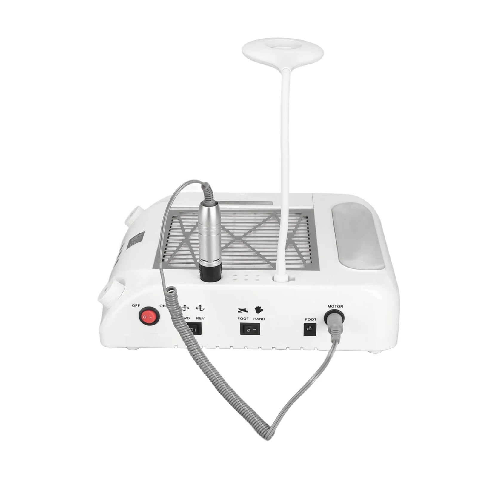 48W 6 In 1 Nail Drill Machine Polishing Machine With Nail Lamp Nail Vacuum Cleaner Salon Equipment ,Efficient Heat Dissipation