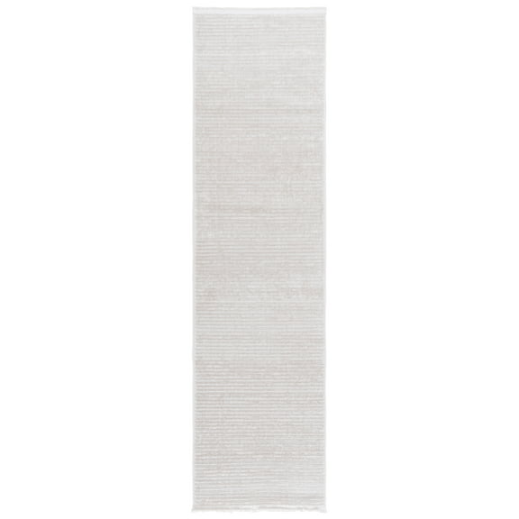 SAFAVIEH Whisper Zoe Solid Runner Rug, Beige/Ivory, 2'2" x 8'
