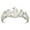 Silver, variant on Shiny Noble Elegant Wedding Crown Delicate Flower Leaves Shape Bride Hair Crown Headband Hair Accessories