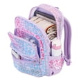 thumbnail image 6 of Soda Candy Mesh Backpack Heavy Duty See Through School Backpacks Transparent Bookbag Semi-Transparent Net Book Bags for Swimming, Beach, Sports, Work, Travel, Purple Leopard, 6 of 7