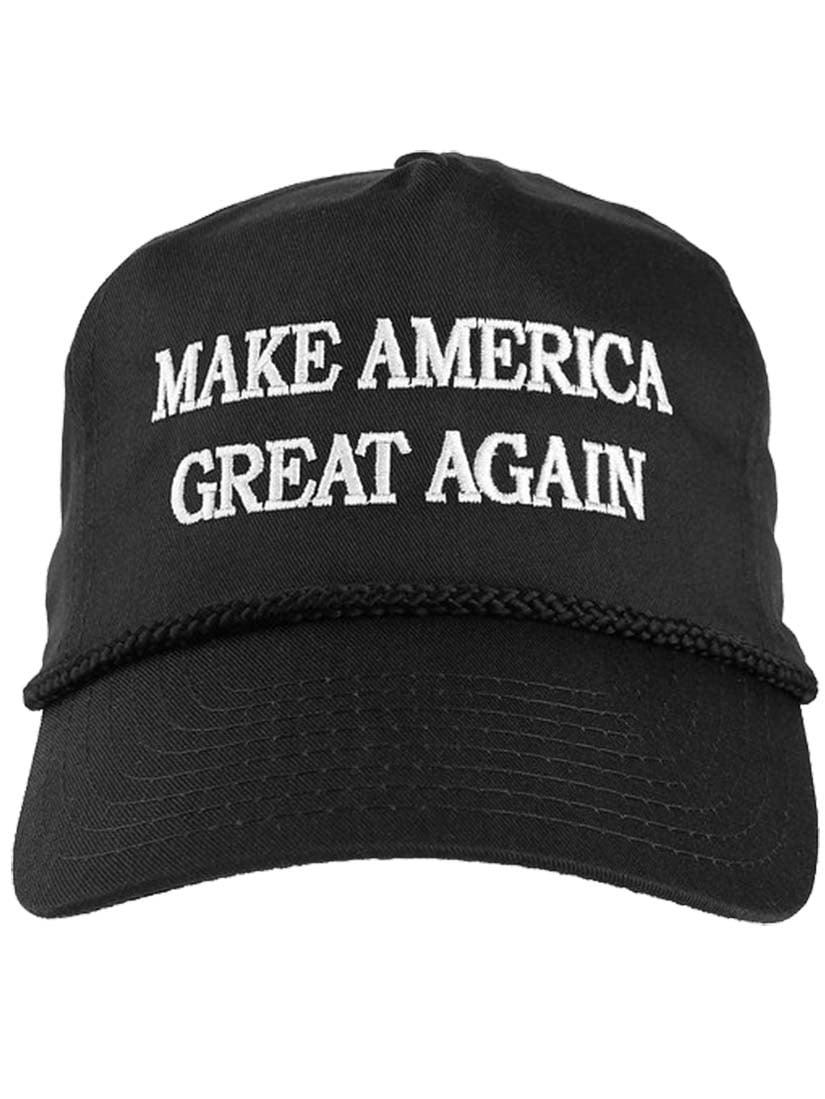 DONALD TRUMP usa EMBROIDERED AMERICAN  FLAG BEANIE CAP HAT BLACK 