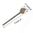 thumbnail image 2 of Uxcell Household Metal Chinese Leaf Style Cabinet Key Latch Door Bolt Locking Pin Bronze Tone, 2 of 7