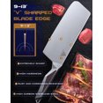 thumbnail image 5 of AETHMETAL 7" Butcher Knife, Sharp Meat Cleaver Knife for Meat Cutting, High Carbon Stainless Steel Chinese Cleaver, 5 of 8