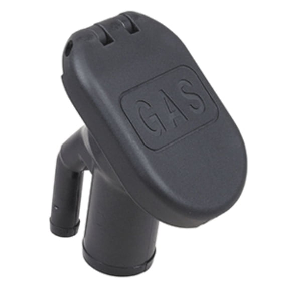 9" Black Perko Combination Vented Angled Neck Gas Fill/Tank