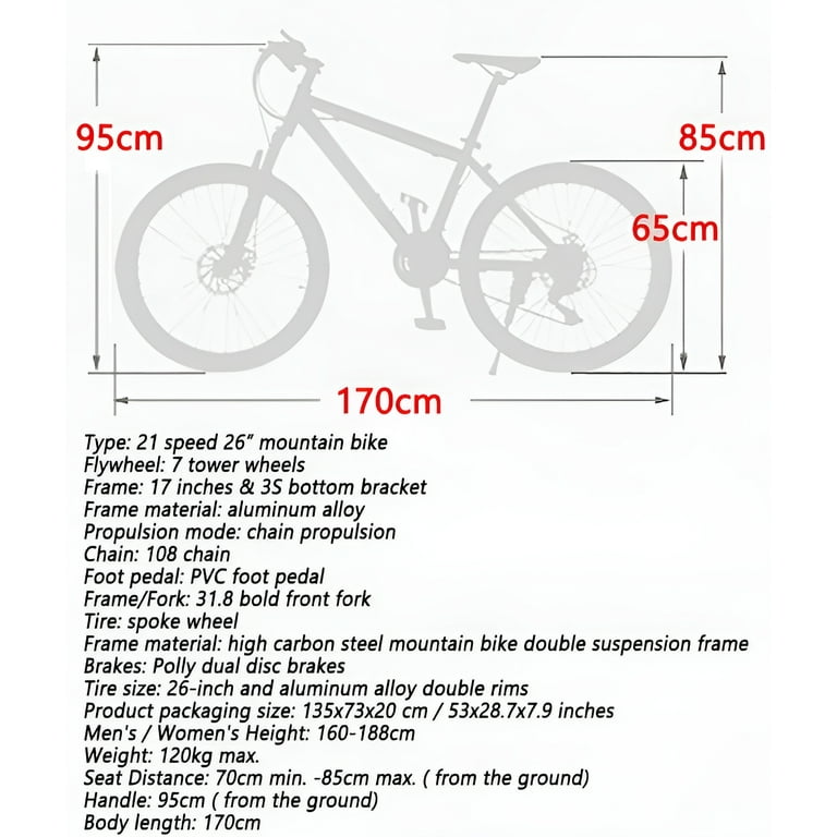 Bike frame for 26 inch wheels sale
